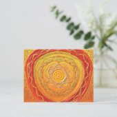Postkarte 27 "Goldene Spirale" Briefkaart (Staand voorkant)