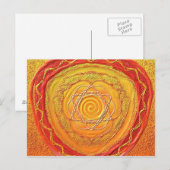 Postkarte 27 "Goldene Spirale" Briefkaart (Voorkant / Achterkant)