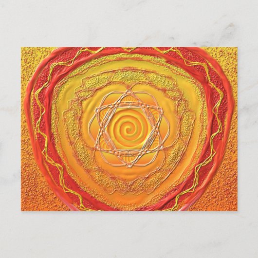 Postkarte 27 "Goldene Spirale" Briefkaart (Voorkant)