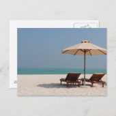 Postkarte - Abu Dhabi - Dubai - Strand Briefkaart (Voorkant / Achterkant)