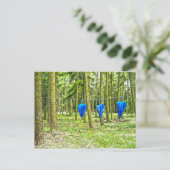 Postkarte - angeleint briefkaart (Staand voorkant)