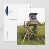 Postkarte - auf der Pirsch Briefkaart (Voorkant / Achterkant)