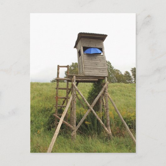 Postkarte - auf der Pirsch Briefkaart (Voorkant)