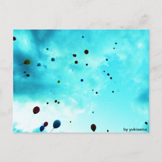 Postkarte - Ballons Briefkaart (Voorkant)