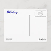 Postkarte - Blaubeere Briefkaart (Achterkant)