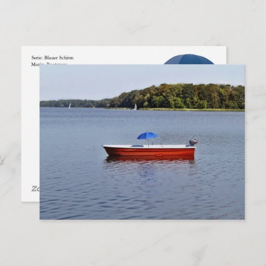 Postkarte - Bootstour Briefkaart (Voorkant / Achterkant)