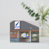 Postkarte - der "Blaue Schirm" kauft ein Briefkaart (Staand voorkant)