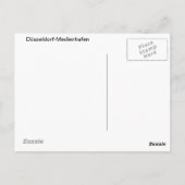 Postkarte Duesseldorf Medienhafen Briefkaart (Achterkant)