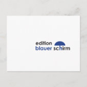Postkarte - Edition Blauer Schirm Briefkaart (Voorkant)