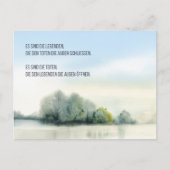 Postkarte "Es sind die Lebenden ..." Briefkaart (Voorkant)