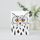 Postkarte Eule Briefkaart (Staand voorkant)