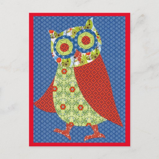 Postkarte Eule Briefkaart (Voorkant)