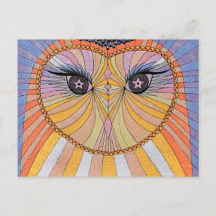 Postkarte Eule Briefkaart