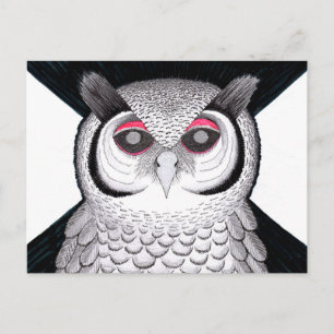 Postkarte Eule Briefkaart