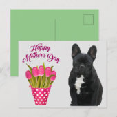 Postkarte französische Bulldogge Muttertag Briefkaart (Voorkant / Achterkant)