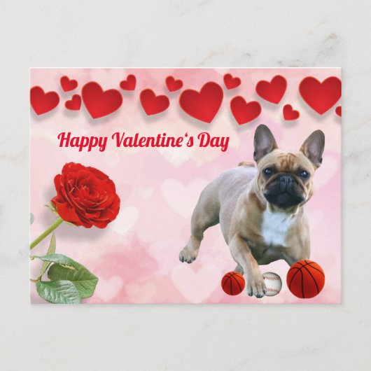 Postkarte französische Bulldogge Muttertag Briefkaart (Voorkant)