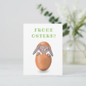 Postkarte Frohe Ostern Briefkaart (Staand voorkant)