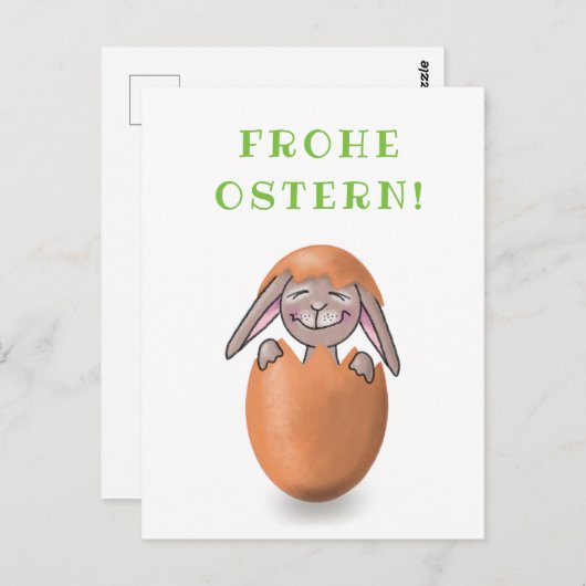 Postkarte Frohe Ostern Briefkaart (Voorkant / Achterkant)