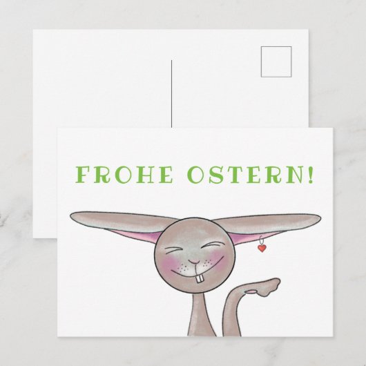 Postkarte Frohe Ostern Briefkaart (Voorkant / Achterkant)