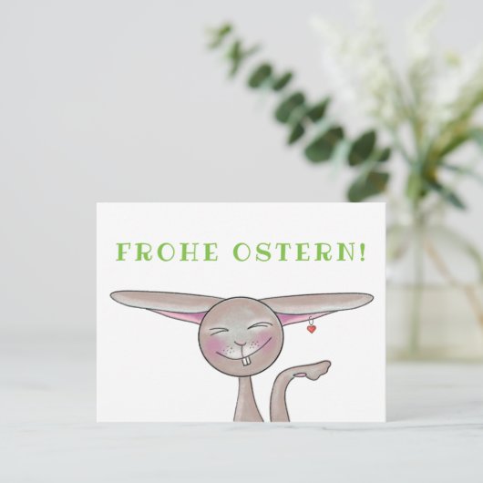 Postkarte Frohe Ostern Briefkaart (Staand voorkant)