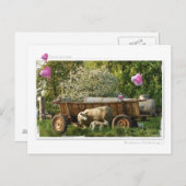 Postkarte: Frühling Briefkaart (Voorkant / Achterkant)