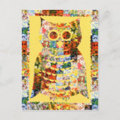 Postkarte Frühlings Eule Briefkaart (Voorkant)