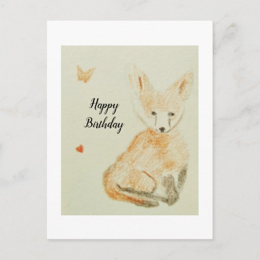 Postkarte Fuchs Briefkaart (Voorkant)