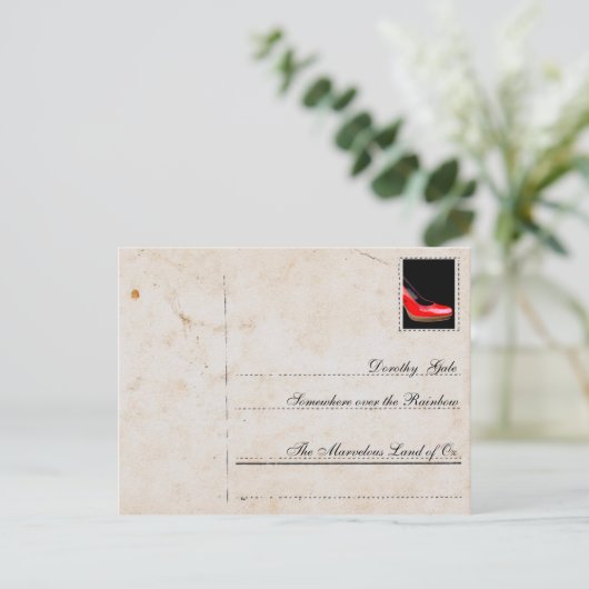 Postkarte für Dorothy Gale (Tovenaar van Oz) Briefkaart (Staand voorkant)