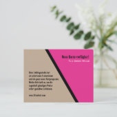 Postkarte für Mailings Fitness Studio und Trainer Briefkaart (Staand voorkant)