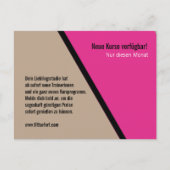 Postkarte für Mailings Fitness Studio und Trainer Briefkaart (Voorkant)