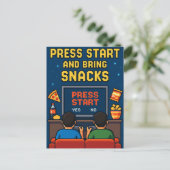 Postkarte für Retro-Gamer-Freunde Briefkaart (Staand voorkant)