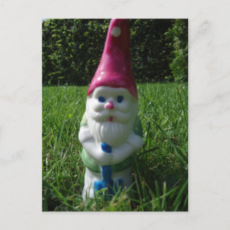Postkarte "Gartenzwerg" Briefkaart