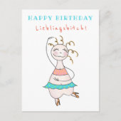 Postkarte Geburtstag Happy Birthday Lieblingsbitch Briefkaart (Voorkant)