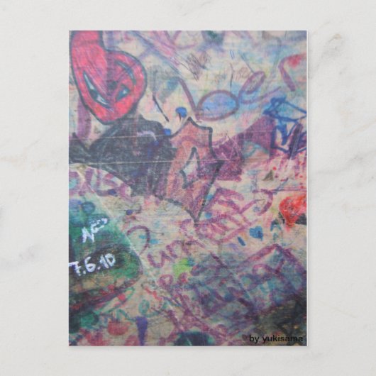 Postkarte - Grafitti Briefkaart (Voorkant)