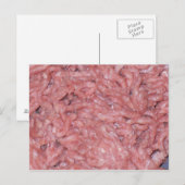 Postkarte "Hackfleisch" Briefkaart (Voorkant / Achterkant)