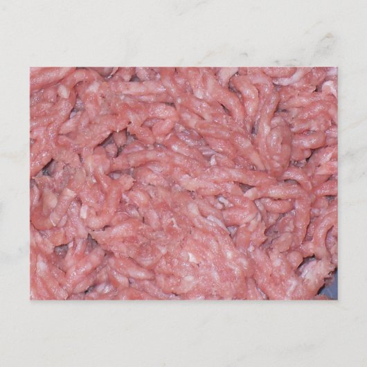 Postkarte "Hackfleisch" Briefkaart (Voorkant)