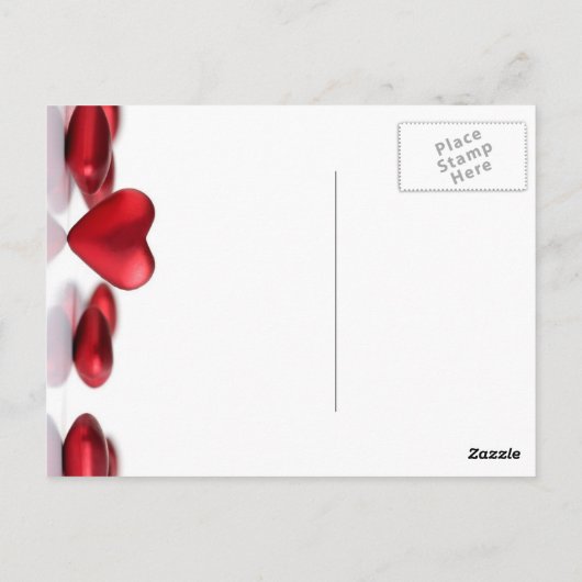 Postkarte "HERZ" Briefkaart (Achterkant)