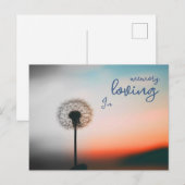 Postkarte "In loving memory" mit Pusteblume  Briefkaart (Voorkant / Achterkant)