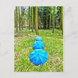 Postkarte - in Reih und Glied Briefkaart