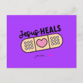 Postkarte Jesus heilt auch heute - auch Dich Briefkaart (Voorkant)