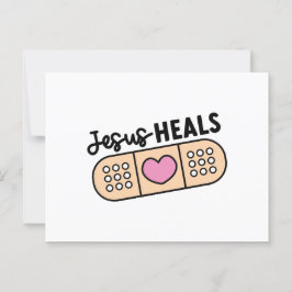 Postkarte Jesus heilt - Jesus heals Briefkaart