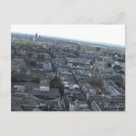 Postkarte - Köln von Oben Briefkaart (Voorkant)
