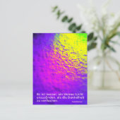 Postkarte    "Licht" Briefkaart (Staand voorkant)