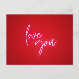 Postkarte - "love you" briefkaart