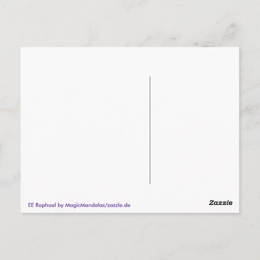 Postkarte MagicMandala EE Raphael Briefkaart (Achterkant)