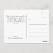 Postkarte mit eigenen Bildern gestalten Briefkaart (Achterkant)