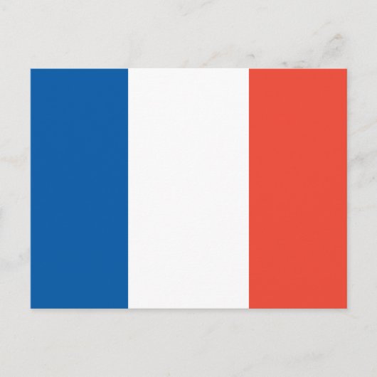 Postkarte mit Frankreich Fahne Briefkaart (Voorkant)