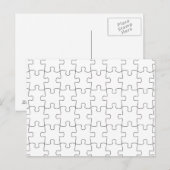 Postkarte mit Puzzlemotiv Briefkaart (Voorkant / Achterkant)