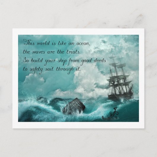 Postkarte mit Spruch Briefkaart (Voorkant)