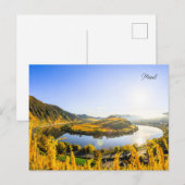 Postkarte Mosel bei Bremm im Sonnenaufgang Briefkaart (Voorkant / Achterkant)